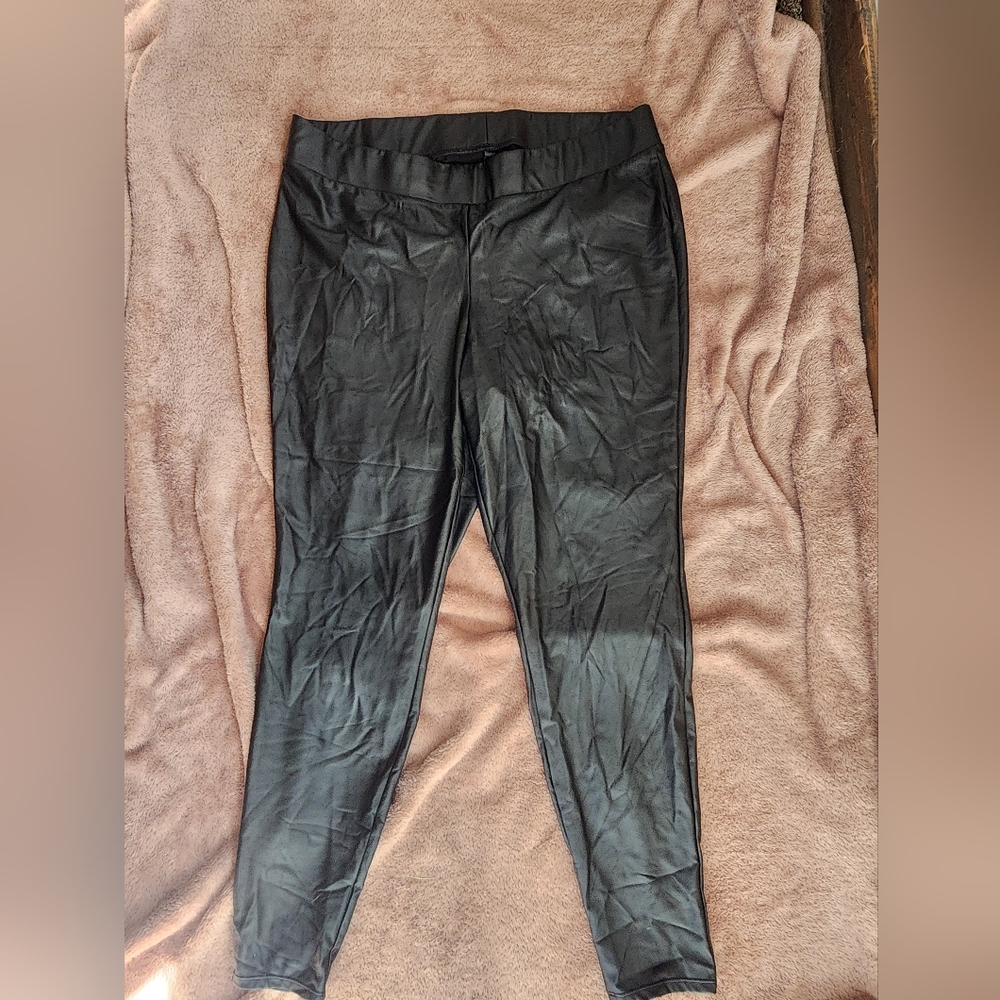 Torrid Black Faux Leather Leggings
